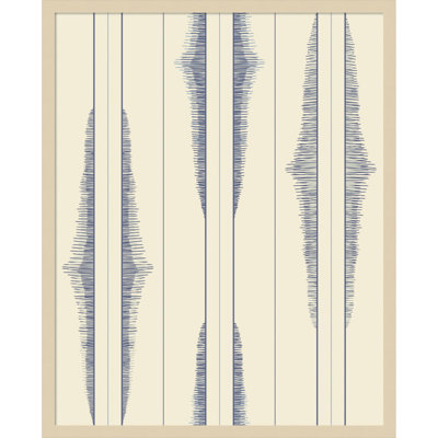 "Boho ikat rayures" par Annick, impression sur toile encadrée