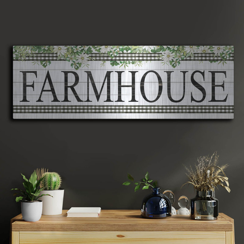 «Farmhouse Floral» par Cindy Jacobs, H 12 po x l 36 po