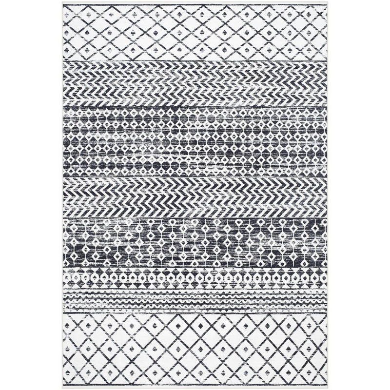 Ariadnna Washable Moroccan Indoor Rug, Rectangle 2'7" x 4'