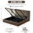 Juanetta Boucle Lift Up Storage Upholstered Platform Bed-1123885667-1079433565