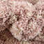 Tapis rose clair en polypropylène tissé à la machine à motif géométrique Griego-297022640
