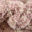 Tapis rose clair en polypropylène tissé à la machine à motif géométrique Griego-297022650