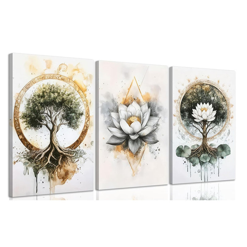 3 Piece Wrapped Canvas Print