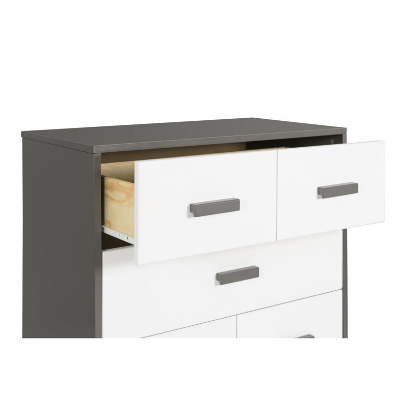 Scoot 3 Drawer Changing Table, Slate/White