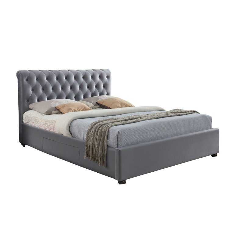 Carsten Upholstered Storage Bed, Double (4'6)