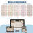 Area Rug for Living Room, Floral Modern Washable Rugs, Non-Slip Low-Pile Soft Floor Carpet for Bedroom, Living Room, Dining Room-1764739440-1764739454