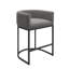 Tabouret de comptoir rembourré avec structure en métal-1986144647
