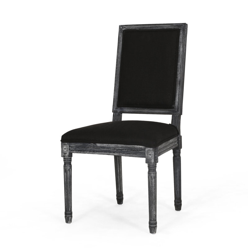 Chaise d'appoint Viveiros, Dark Grey, 4, Black