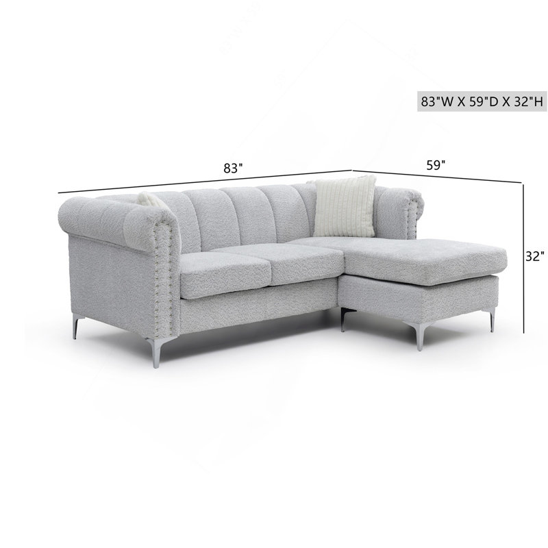 Sammy G00340B-SCH Sofa Chaise