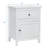 Bourrache Wooden Nightstand with Drawer and Cabinet-104846190