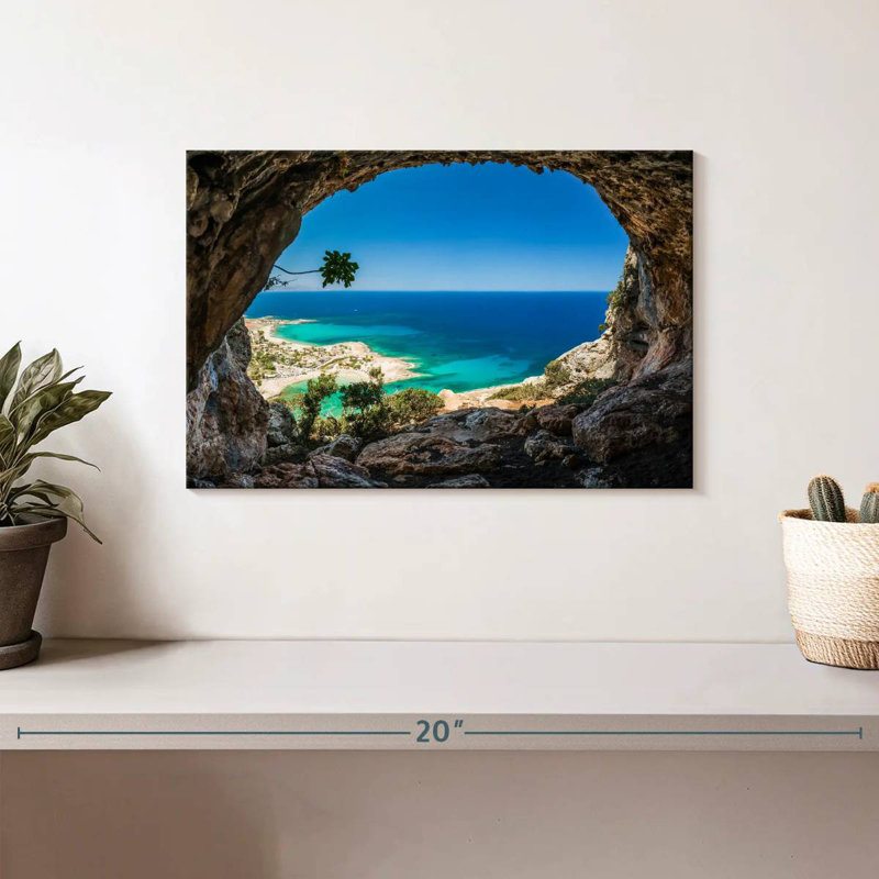 Crete Cave Gillard View, 8" H x 12" W