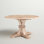 Kizer 54 " Extendable Round and Oval with Solid Wood Base Dining Table