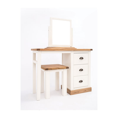 Mirabelle Dressing Table with Mirror and Storage Included