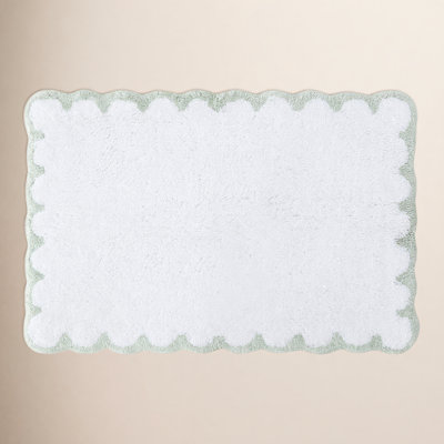 Scallop Cotton Bath Rug