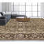 Tapis brun noué à la main de haute qualité
