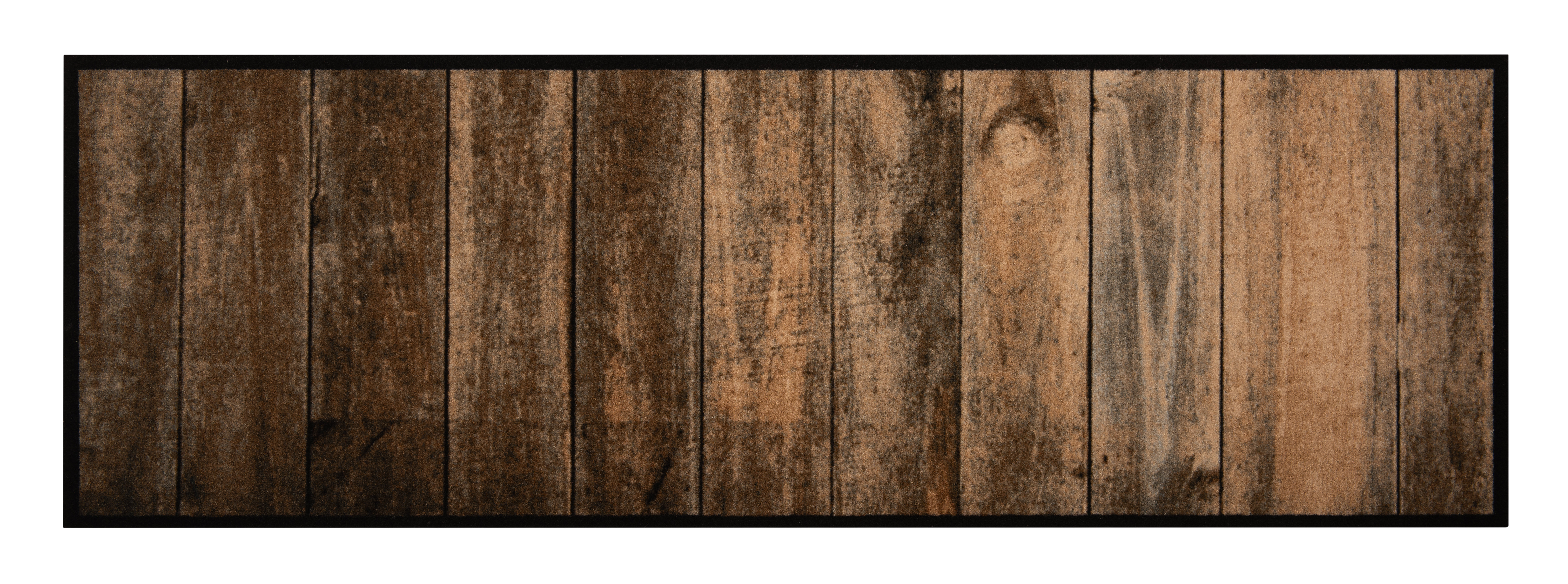 Zala Living Küchenteppich Holzoptik- Küchenläufer für Rutschfest LäuferWaschbar 50x150cm - Küche, Flur