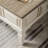 White Solid Wood Square Coffee Table