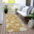 Ensa Gold Washable Indoor-Outdoor Rug - -433808984