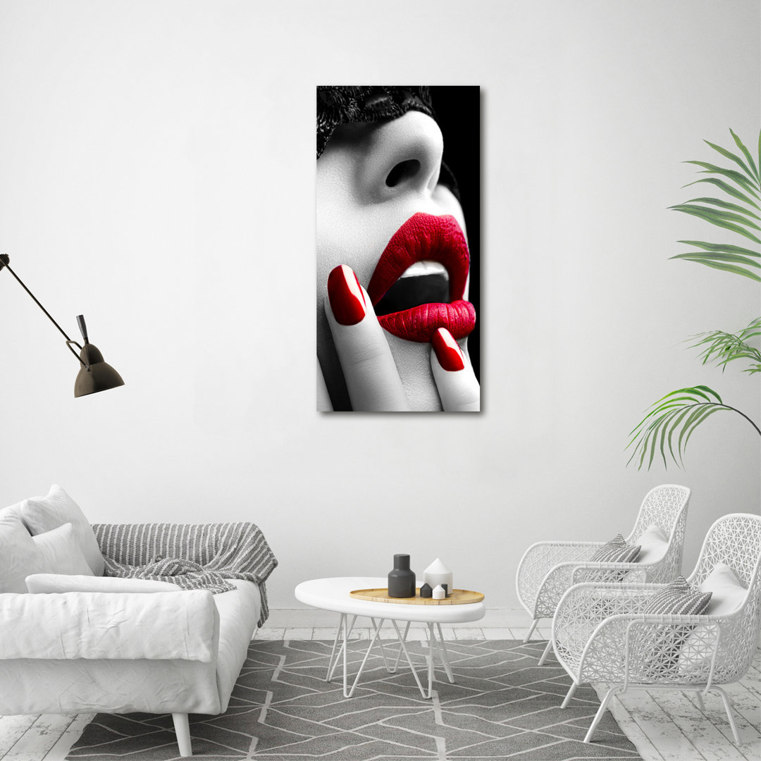 Lace Mask - Wrapped Canvas Art Prints