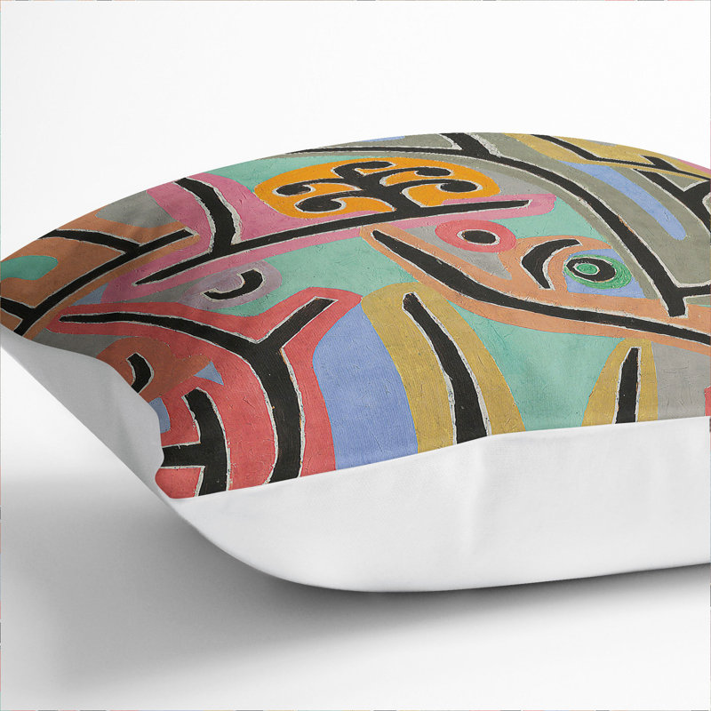 Square Cushion, White, 55cm H x 55cm W x 20cm D