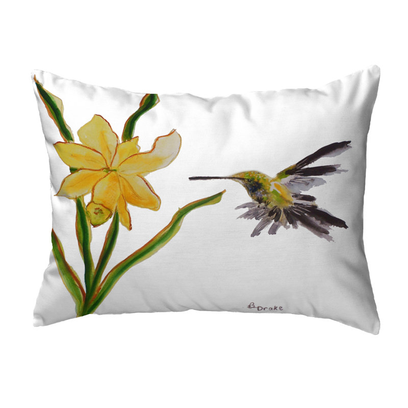 Coussin lombaire intérieur / extérieur Hummingbird Hummingbird