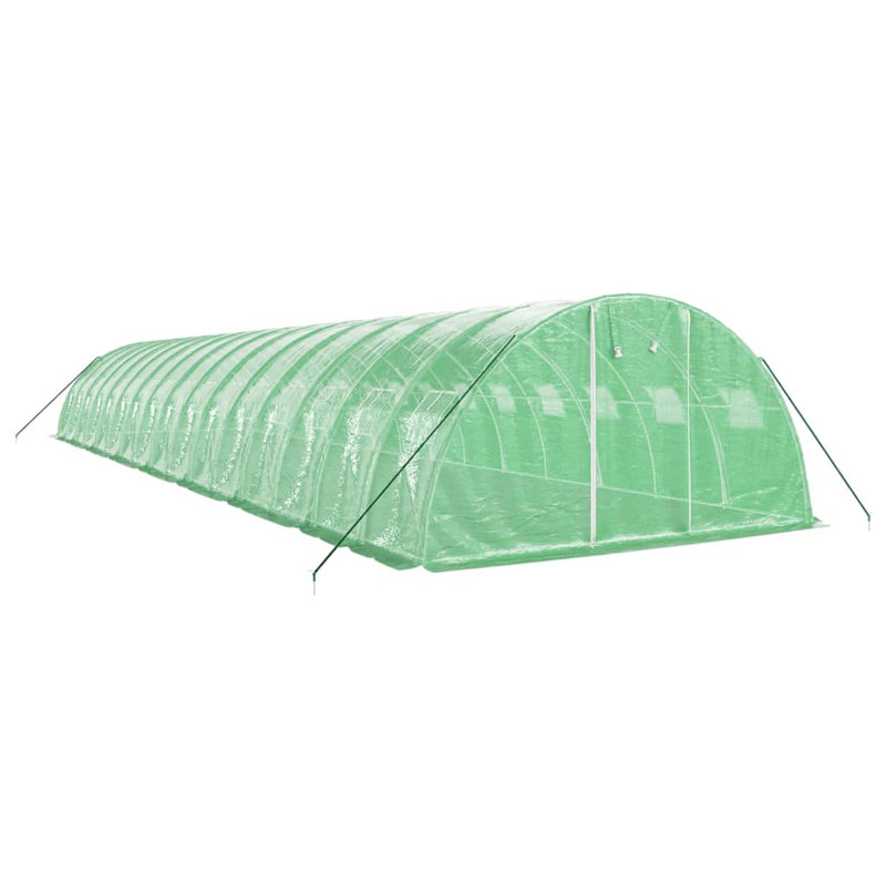 Bristyn Hobby Greenhouse, Green, 200cm H x 1600cm W x 400cm D