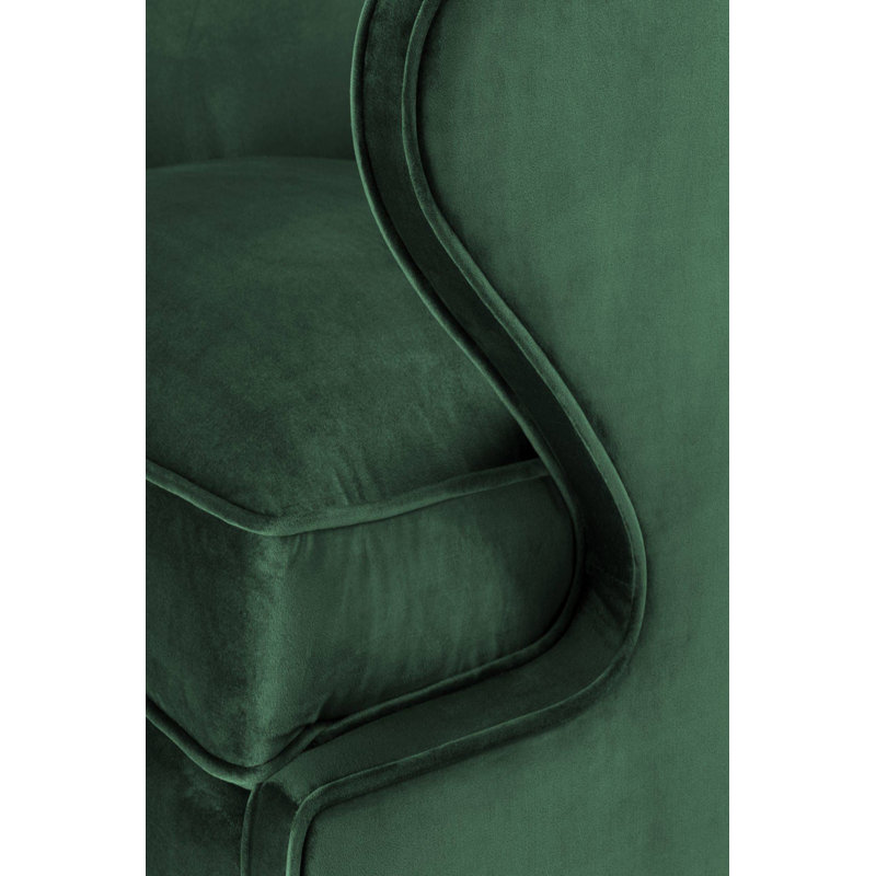 Dorset Upholstered Swivel Barrel Chair, Green