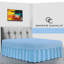 Percale Valance Sheet Polycotton Solid Colour Bed Sheet Single Double King Super King Machine Washable High Quality-19277576-19277566