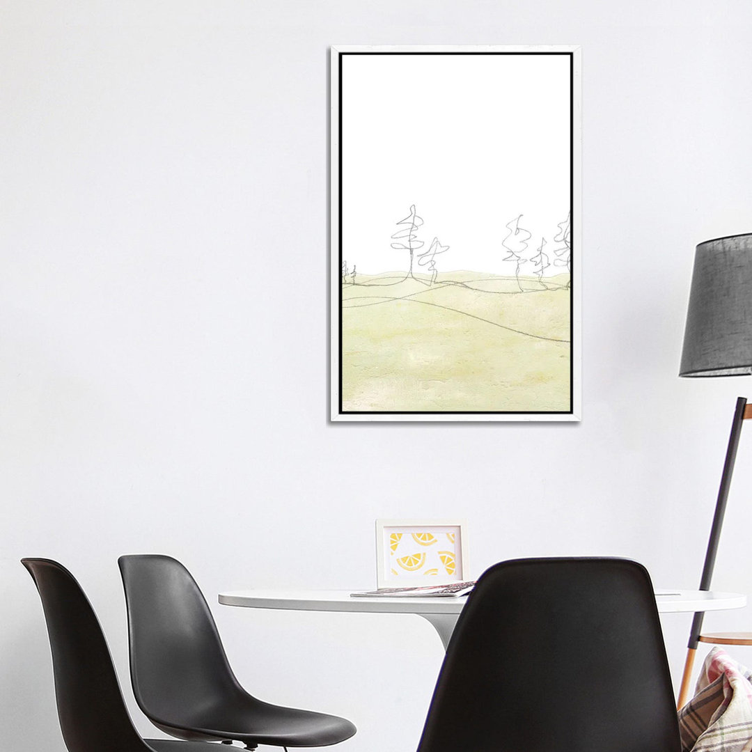 Minimalistische weiche Landschaft von Whales Way - Gallery-Wrapped Canvas Giclée on Canvas