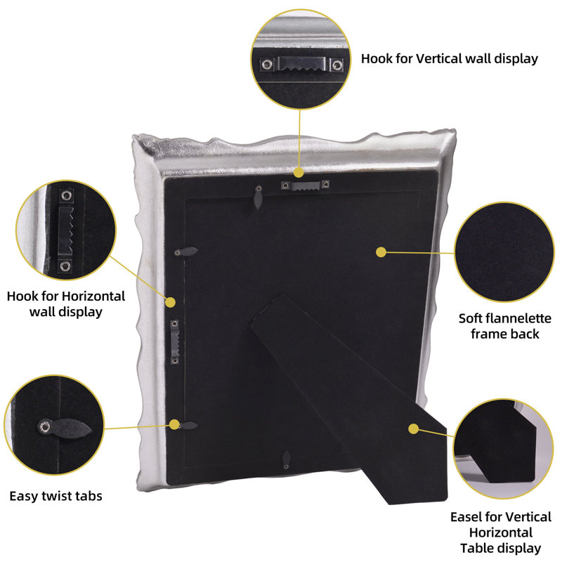 Silver Picture Frame with Mat