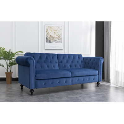 Johnathon 3 Seater Velvet Sleeper