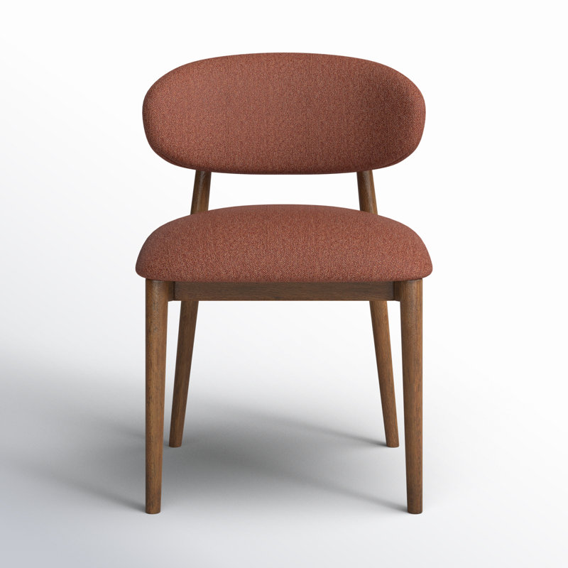 Deloris Dining Chair, Rust Performance Chenille