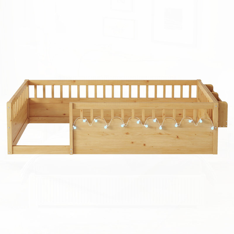 Structure de lit Montessori, Lit simple, Blanc