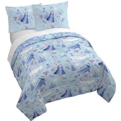 Literie complète en faux lin Frozen Magical Moments