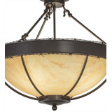 Barbed Wire 4 - Light Semi Flush Mount