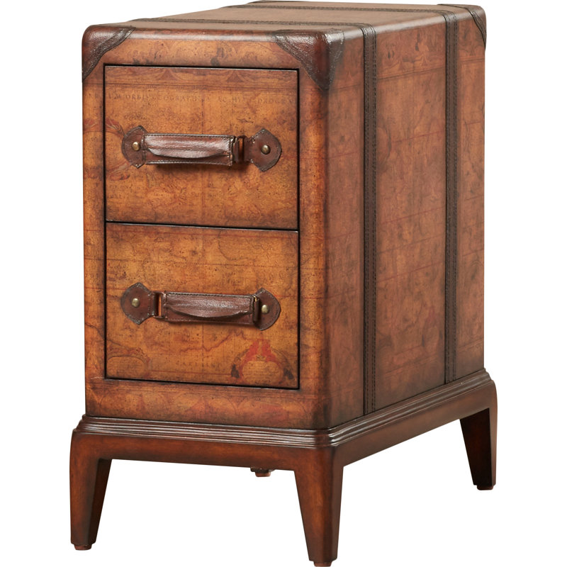 Vasco Old World Map Side Table