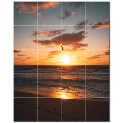 8'' x 8'' Satin Ceramic Decorative Mural