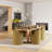 Channing Oak Solid Wood Dining Table-71625493-71625494