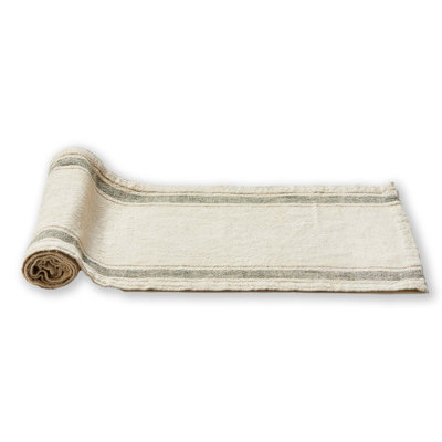 Aspen Stripe Cotton Table Runner