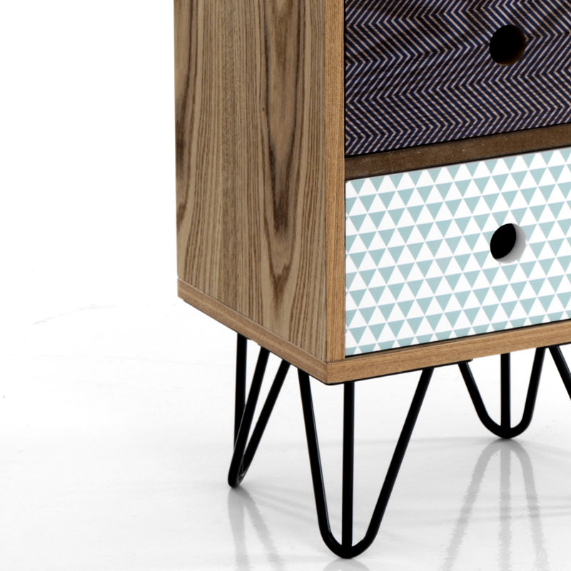 Swader 30cm W 5 - Drawer Chest of Drawers