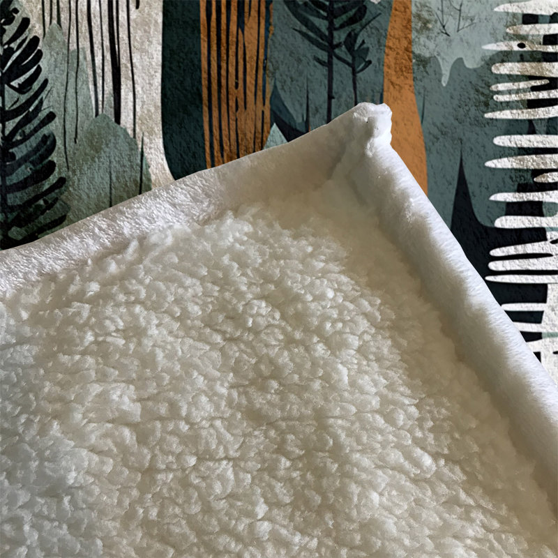 Couverture en sherpa, L 51 po x L 60 po