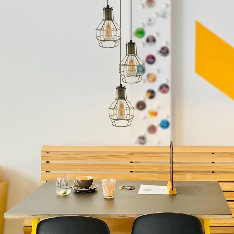 Antanasia 3 - Light Pendant, Brushed Brass