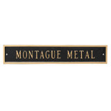 Classic 1-Line Wall Address Plaque