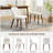 Dining Chairs Set of 6, Upholstered Fabric Side Chairs with Padded Seat-983631436-983631434