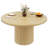 47.2'' Round Dining Table, Kitchen Table With Wood Strip Base For Kitchen Living Room-534271865