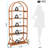 Versatile Display Rack,5-Tier Bookshelf,Compact Arched Bookcase