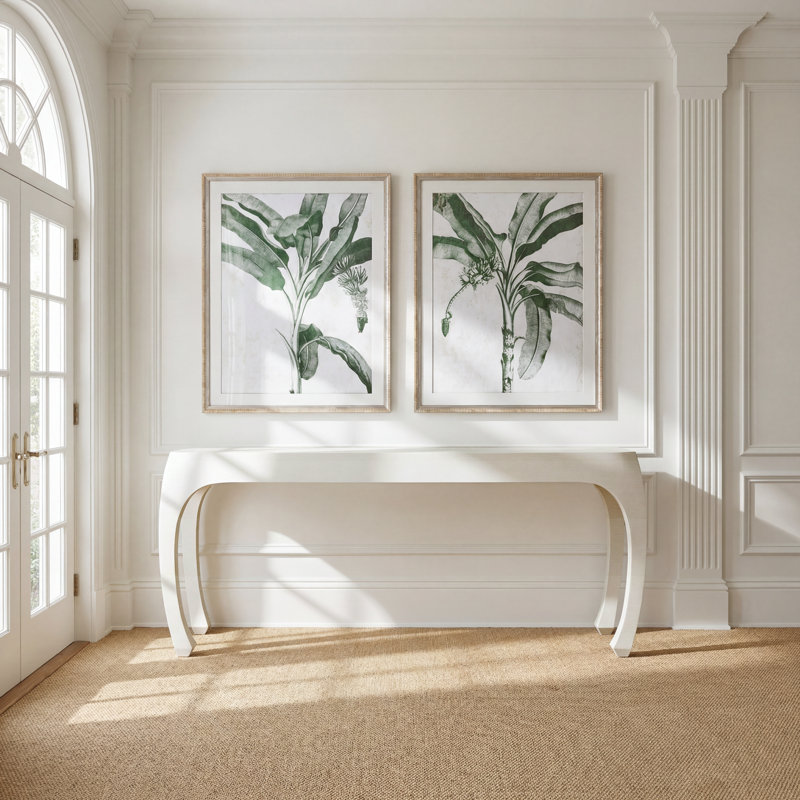«Blissful Banana Tree», art mural encadré, 2 styles variés