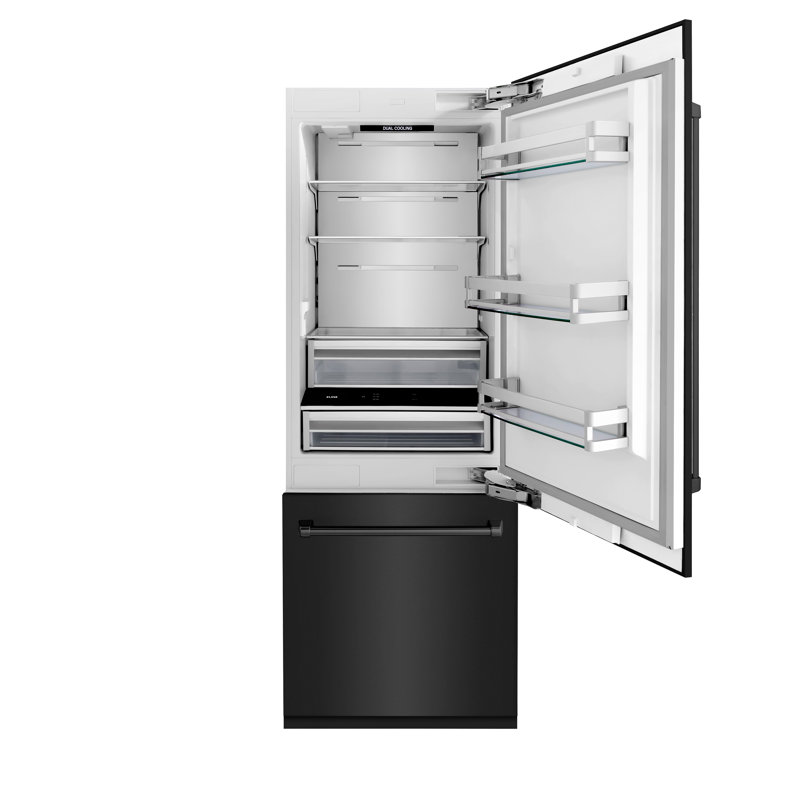 30" 16.1 Cubic Feet Energy Star Built-in Bottom Freezer Refrigerator