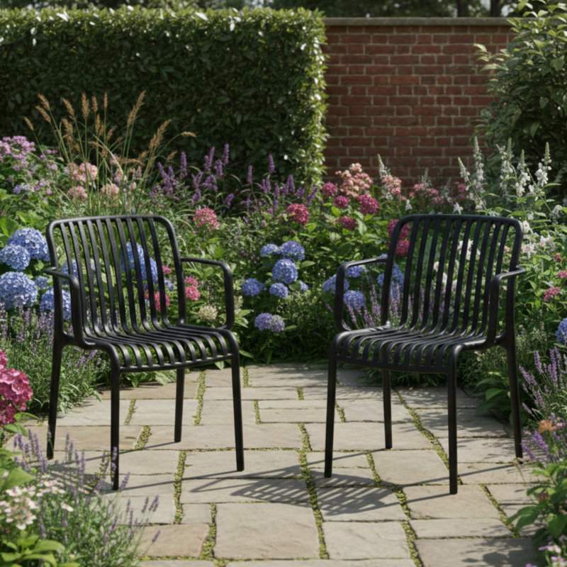 Stacking Patio Dining Armchair