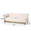 Grand canapé modulaire confortable avec pieds en bois, style rétro pour le salon (modulaire)